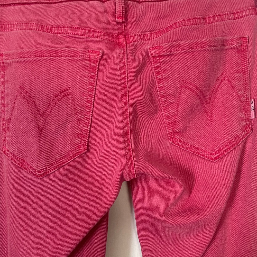 MOTHER The Looker Women's Hot Pink Jeans Size 26 - Picture 4 of 7